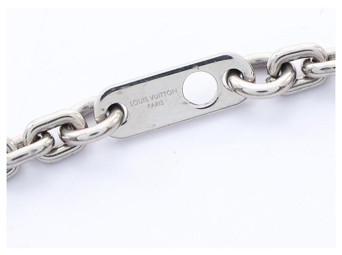 Louis Vuitton Monogram Bold Necklace Silvery Golden - view 5