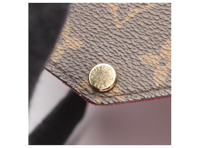 Borsa a tracolla Louis Vuitton Pochette Felicie Marrone Fuschia - vista 6