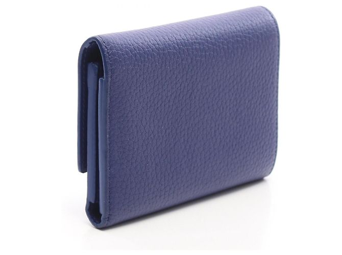 Louis Vuitton Portefeuille Capucines Compact Bi-fold Wallet Blau - Ansicht 2