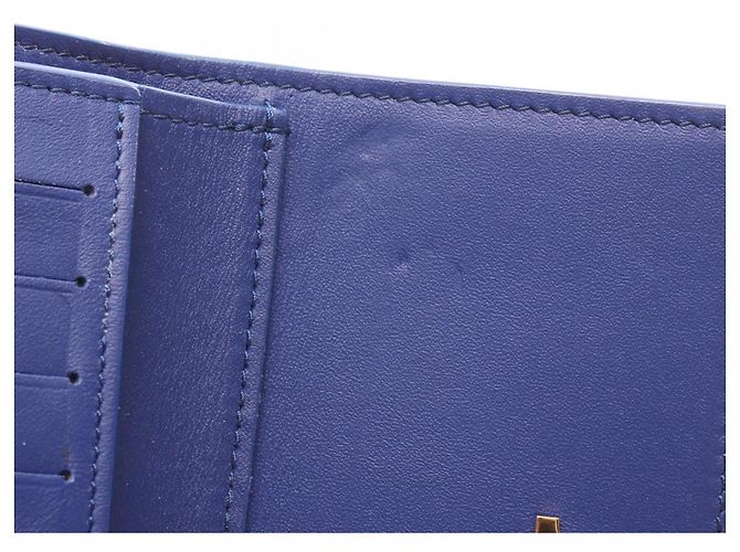 Louis Vuitton Portefeuille Capucines Compact Bi-fold Wallet Blau - Ansicht 7