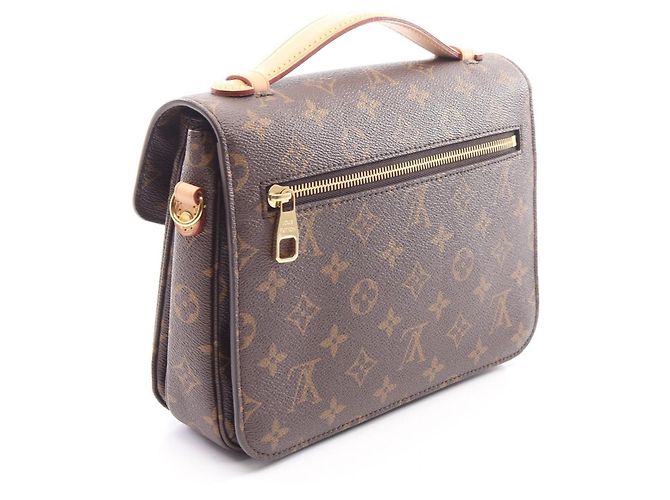 Bolso Louis Vuitton Pochette Metis MM Castaño - vista 2