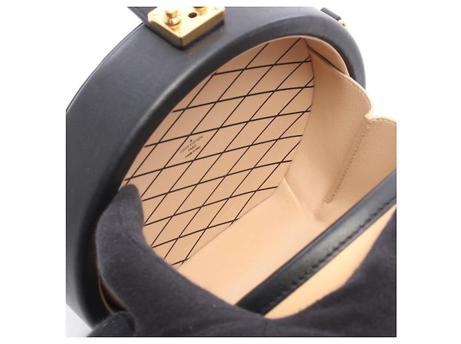 Borsa Louis Vuitton Petite Boite Chapeau Nero Beige - vista 3