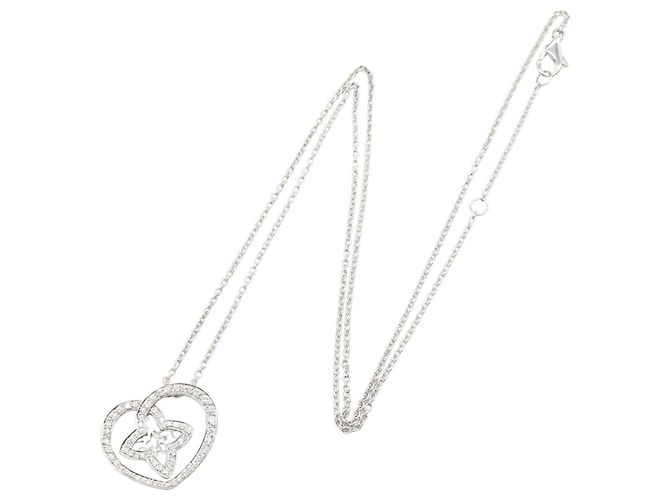 Louis Vuitton Anhänger Cool Diamant-Halskette Silber - Ansicht 2