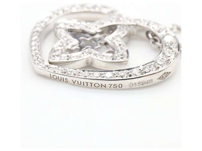 Louis Vuitton Anhänger Cool Diamant-Halskette Silber - Ansicht 4
