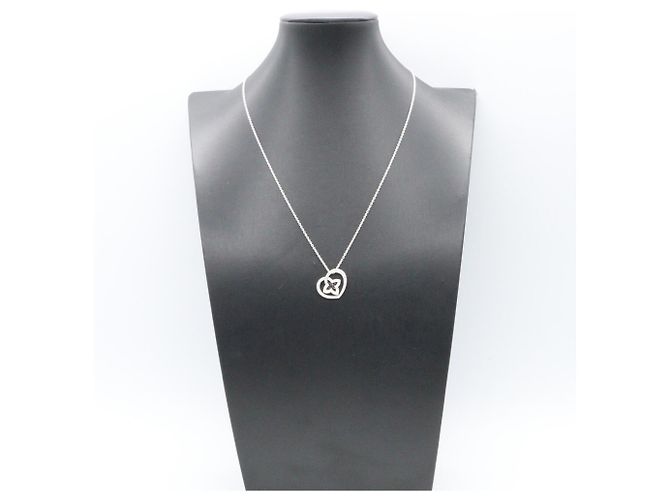 Louis Vuitton Anhänger Cool Diamant-Halskette Silber - Ansicht 5