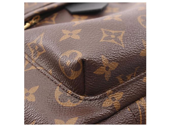 Mochila/Bolso Louis Vuitton Palm Springs PM Monogram Castaño Negro - vista 6