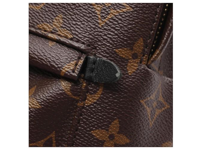 Mochila/Bolso Louis Vuitton Palm Springs PM Monogram Castaño Negro - vista 8