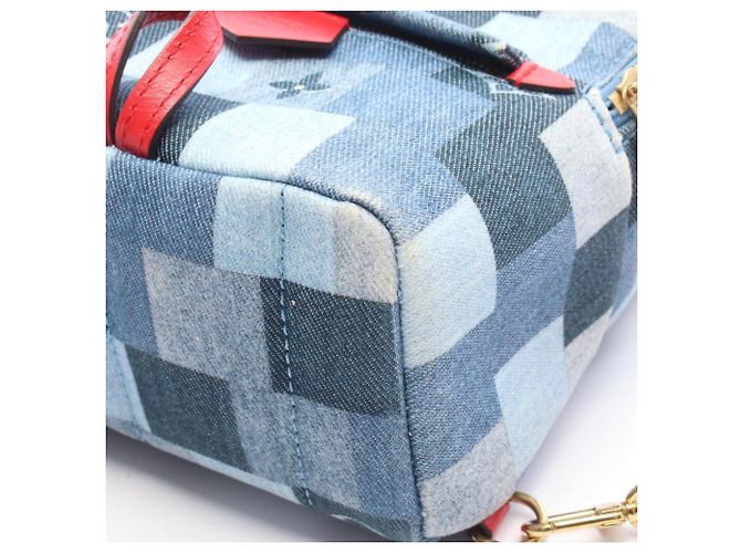 Mochila Louis Vuitton Palm Springs MINI Vermelho Azul - vista 8