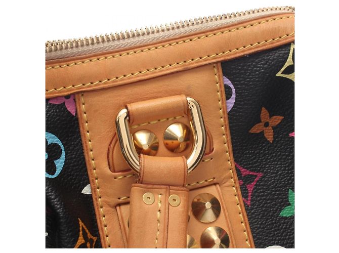 Borsa a mano 2-Way Louis Vuitton Courtney MM Monogram Multicolor Noir Nero Multicolore - vista 14