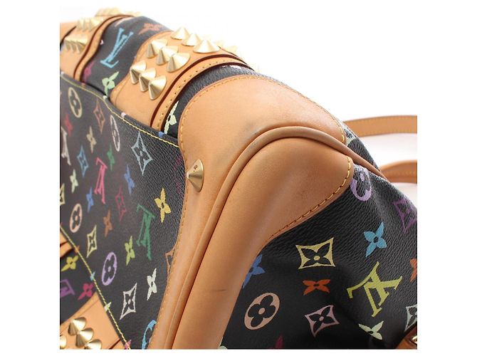 Borsa a mano 2-Way Louis Vuitton Courtney MM Monogram Multicolor Noir Nero Multicolore - vista 9