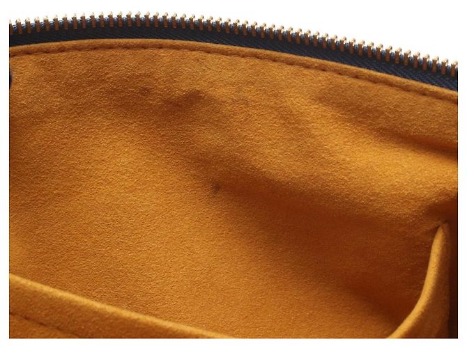Borsa Louis Vuitton Neo Speedy in pelle denim blu - vista 6