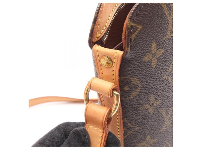 Louis Vuitton Druot Monogram Schultertasche Braun - Ansicht 7
