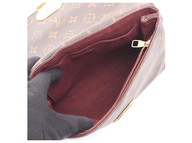 Louis Vuitton Saint Placido Monogram Schultertasche Braun Bordeaux Monogramm - Ansicht 3