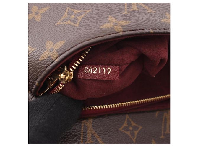 Louis Vuitton Saint Placido Monogram Schultertasche Braun Bordeaux Monogramm - Ansicht 5