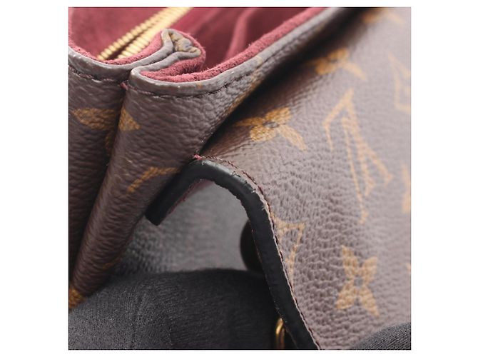 Louis Vuitton Saint Placido Monogram Schultertasche Braun Bordeaux Monogramm - Ansicht 7