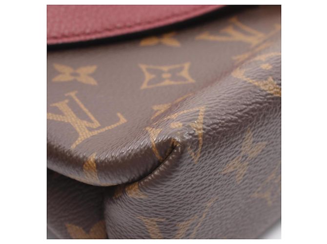 Louis Vuitton Saint Placido Monogram Schultertasche Braun Bordeaux Monogramm - Ansicht 8