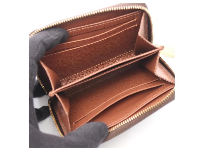 Cartera Louis Vuitton Zippy Coin Purse Monogram Castaño Monograma - vista 3