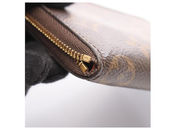Cartera Louis Vuitton Zippy Coin Purse Monogram Castaño Monograma - vista 7