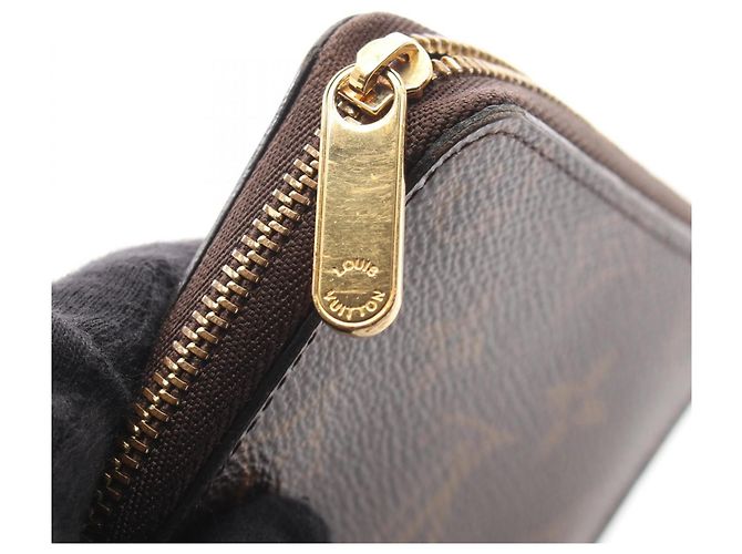 Cartera Louis Vuitton Zippy Coin Purse Monogram Castaño Monograma - vista 9