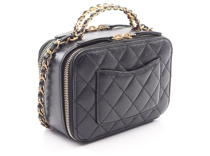 Chanel Matelassé Vanity Bag Schwarz - Ansicht 2