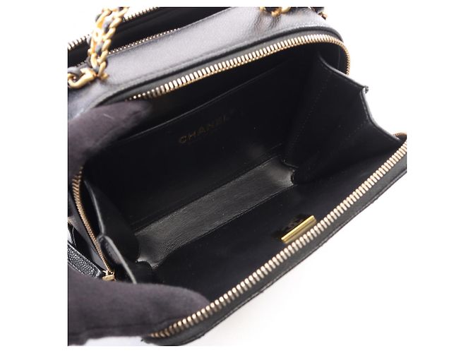 Chanel Matelassé Vanity Bag Schwarz - Ansicht 3