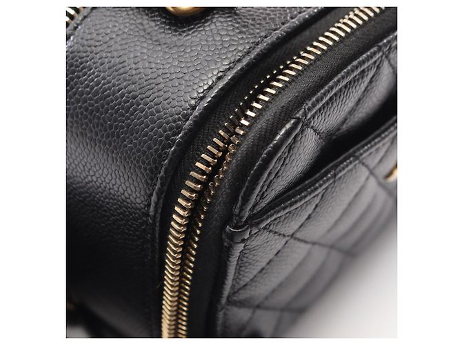 Chanel Matelassé Vanity Bag Schwarz - Ansicht 8