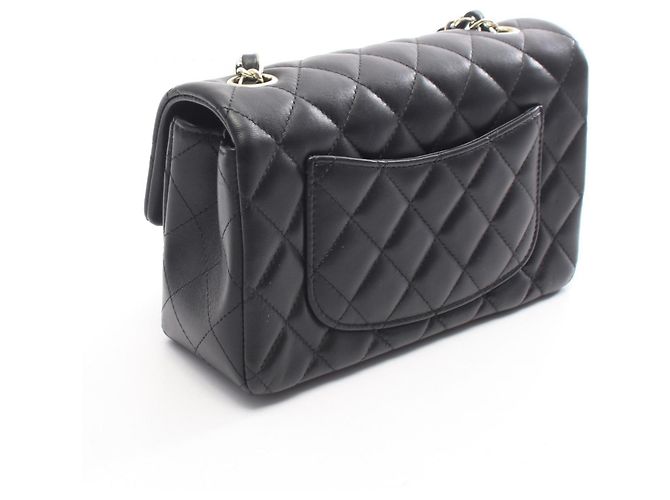 Bolsa de Ombro Chanel Mini Matelassé 20 Preto - vista 2