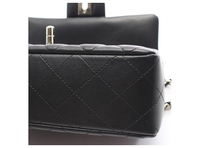 Bolsa de Ombro Chanel Mini Matelassé 20 Preto - vista 7