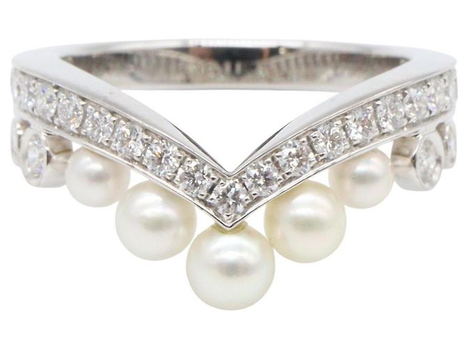 Chaumet Josephine Pearl Ring in 18K Weißgold - Ansicht 2