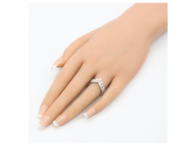 Chaumet Josephine Pearl Ring in 18K Weißgold - Ansicht 9