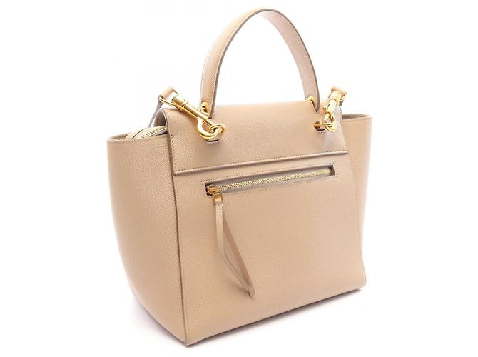 Céline Celine Belt Bag Micro - Handtasche aus beigem Leder - Ansicht 2