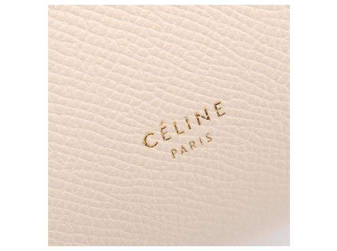 Céline Bolso de mano Celine Belt Bag Micro Castaño - vista 4