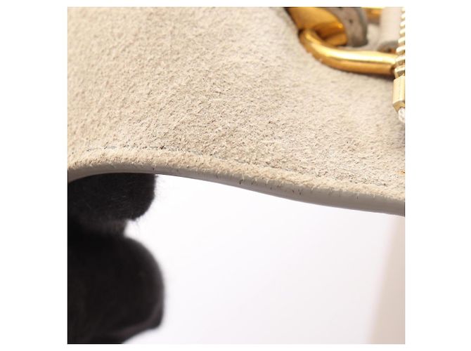 Céline Bolso de mano Celine Belt Bag Micro Castaño - vista 6