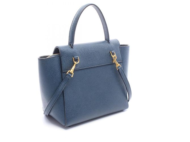 Céline Celine BELT BAG NANO Borsa a mano 2WAY Blu navy - vista 2