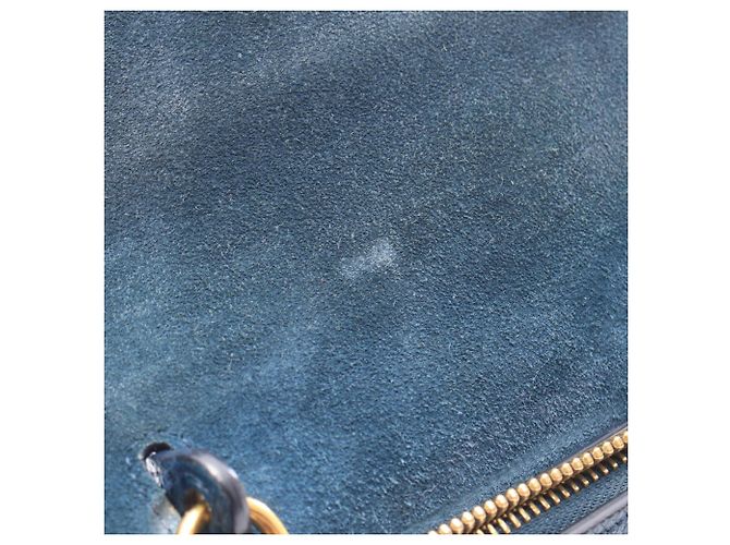 Céline Celine BELT BAG NANO Borsa a mano 2WAY Blu navy - vista 6