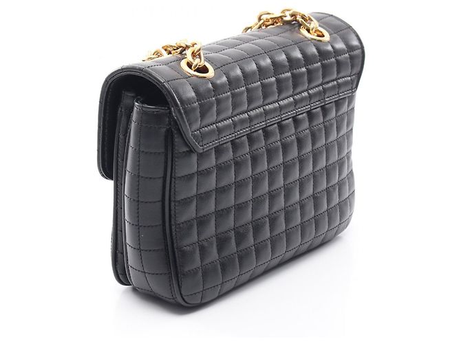 Céline Bolsa de Ombro Celine C Small Preto - vista 2