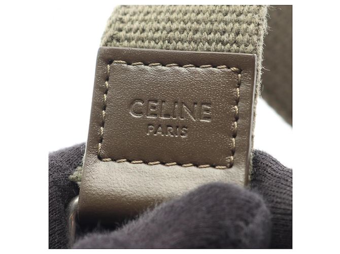 Céline Celine Gürteltasche aus khaki Canvas - Ansicht 4