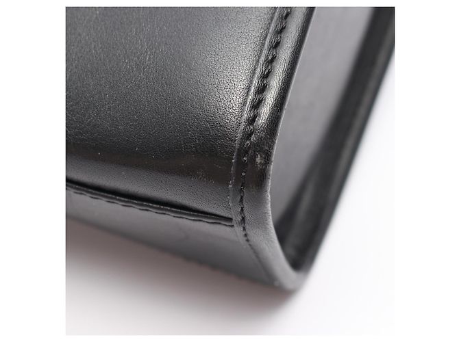 Céline Celine Gancini Handtasche aus schwarzem Leder - Ansicht 8