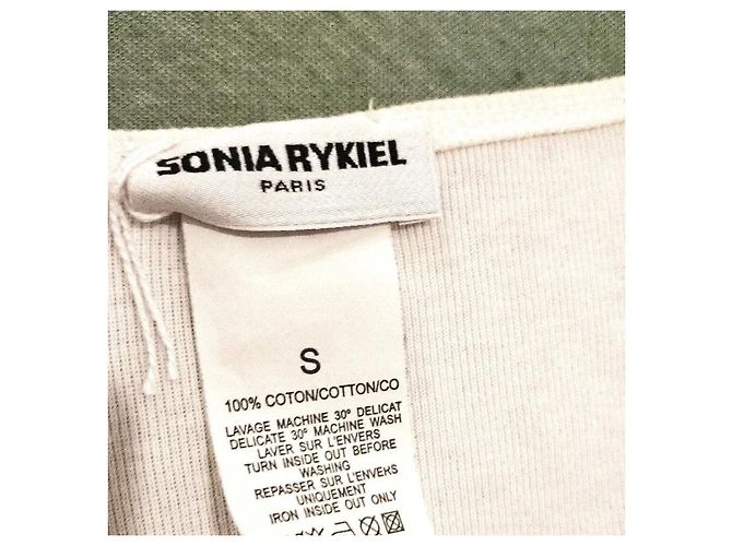 Top de algodón blanco Sonia Rykiel 'So Sonia' con strass - vista 4