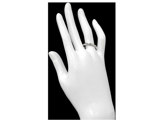 Cartier 1895 Classic Platinum Band Ring - view 7