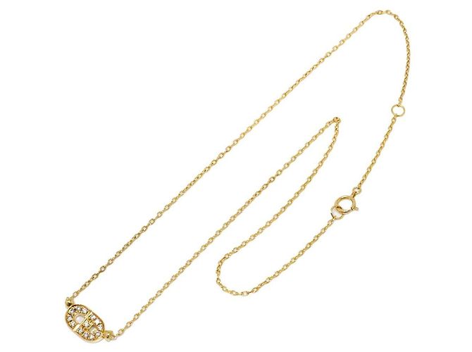 Collana Christian Dior in oro giallo 18K e diamanti - vista 2