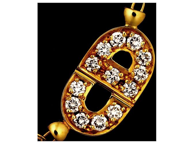Collana Christian Dior in oro giallo 18K e diamanti - vista 5