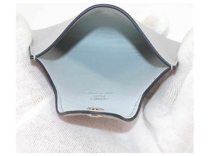 Hermès Portacarte Hermes Iliade Argento - vista 6