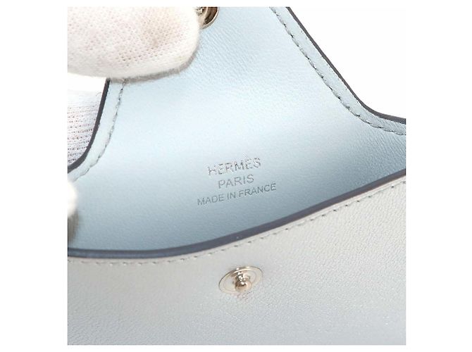 Hermès Portacarte Hermes Iliade Argento - vista 7
