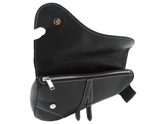 Borsa Saddle Christian Dior x Stussy Nero - vista 6