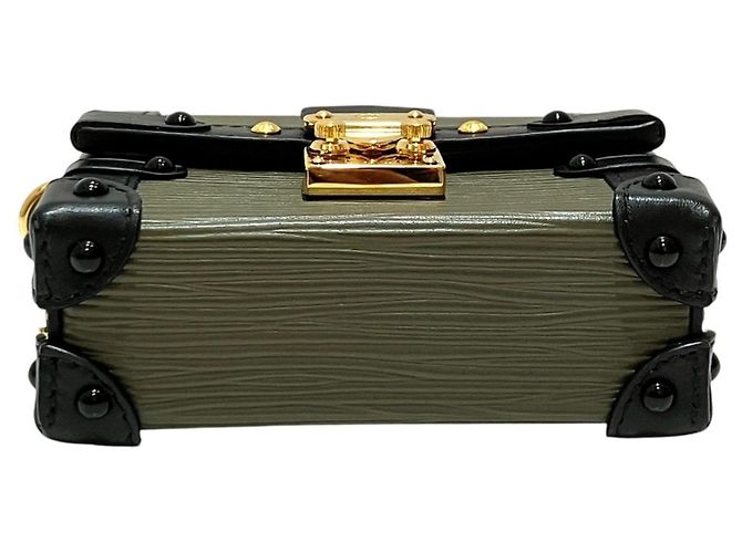 Louis Vuitton Portefeuille Trunk Mini Shoulder Bag Negro Caqui - vista 3