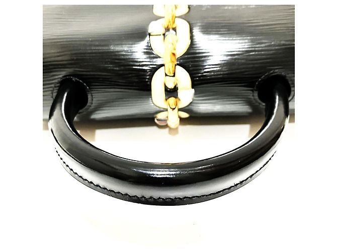 Borsa a tracolla Louis Vuitton Chain It Nero - vista 7