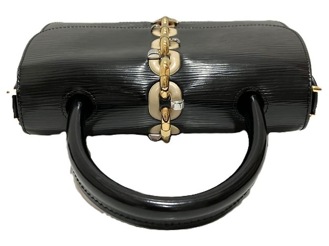 Borsa a tracolla Louis Vuitton Chain It Nero - vista 8