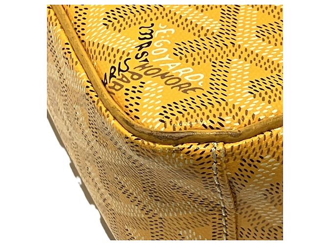Goyard Cup Vert PM Schultertasche Gelb - Ansicht 9