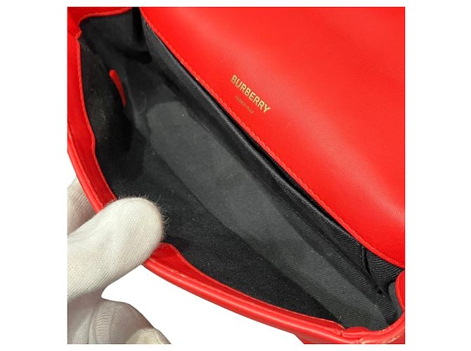 Borsa a tracolla Burberry Lola Rosso - vista 5